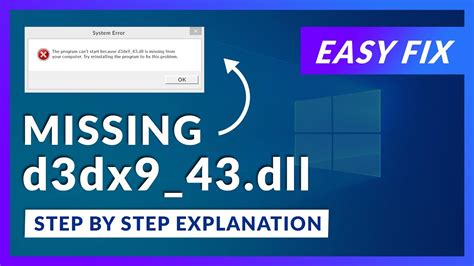 DLL missing d3dx9.